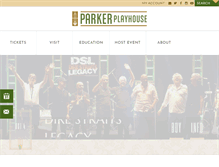 Tablet Screenshot of parkerplayhouse.com